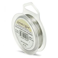 24ga Artistic Wire - Stainless Steel - 20yd