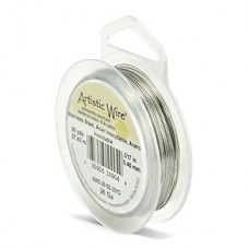 26ga Artistic Wire - Stainless Steel - 30yd