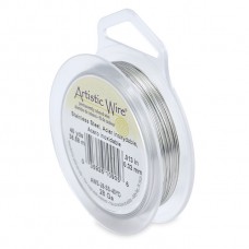 28ga Artistic Wire - Stainless Steel - 40yd