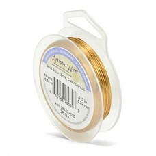 28ga Artistic Craft Wire - Gold Colour - 40yd (36.5m)