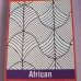 22x28cm Shade-Tex Texture Plastic Rubbing Plates - African