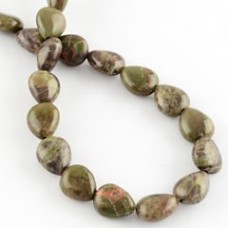 8x10x5mm Natural Agate Gemstone Drop Beads