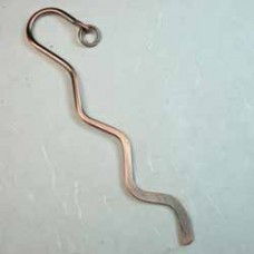 8.5cm Antique Copper Mini-Squiggle Bookmarks - Pack of 2