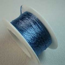1mm Metallic WireLace Ribbon - Azure - Per metre