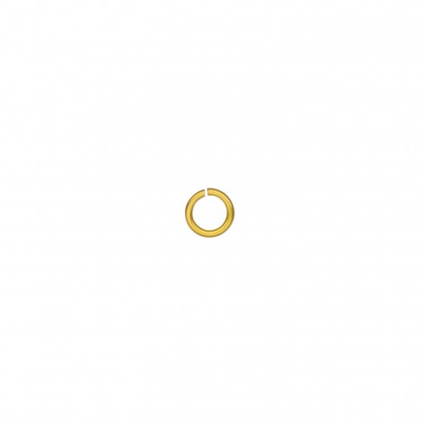 5mm (3.1mm ID) 19ga Tempered Hard Aluminium Round Jumprings - Gold - Pack of 100 5mm (3.1mm ID) 19ga Tempered Hard Aluminium Round Jumprings - Gold - Pack of 100