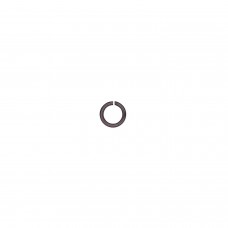 5mm (3.1mm ID) 19ga Tempered Hard Aluminium Round Jumprings - Black - Pack of 100