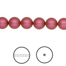 8mm Crystal Passions® Crystal Pearls - Mulberry Pink - Pack of 10