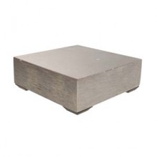 2.5x2.5x.5in Beadsmith Steel Bench Block with rubber Feet