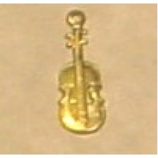 10mm Violin Brass Charm