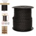 3mm Beadsmith Black Bolo Woven Leather Cord