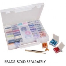 10x 8x 7/8in Bead Organizer Carry Case with 52 Compartments