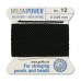 Griffin Nylon Bead Power Cord - Black - Size 12  (0.98mm) - 2 metres