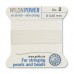 Griffin Nylon Bead Power Cord - White - Size 2 (0.45mm) - 2 metres Griffin Nylon Bead Power Cord - White - Size 2 (0.45mm) - 2 metres