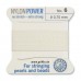 Griffin Nylon Bead Power Cord - White - Size 6 (0.7mm) - 2 metres Griffin Nylon Bead Power Cord - White - Size 6 (0.7mm) - 2 metres