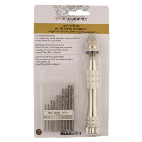 Beadsmith Drill Set - 10pc - 0.8-3mm Beadsmith Drill Set - 10pc - 0.8-3mm