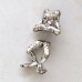 Frog Bead Critter - Antique Silver Frog Bead Critter - Antique Silver