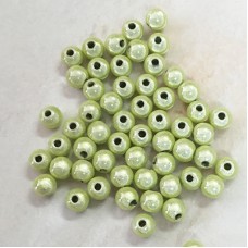 4mm Pistachio Miracle Beads