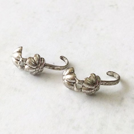 Antique Silver 5mm Daisy Bead Tips