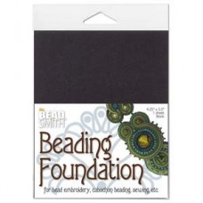 4.25x5.5" Beadsmith Beading Foundation - Black - Pack of 4