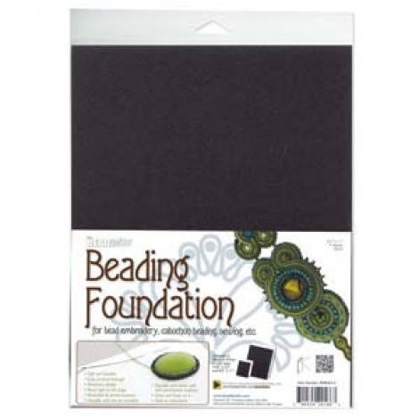 Beadsmith Beading Foundation - Black - 8.5x11"