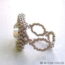 Miyuki Square Motif Ring Kit 