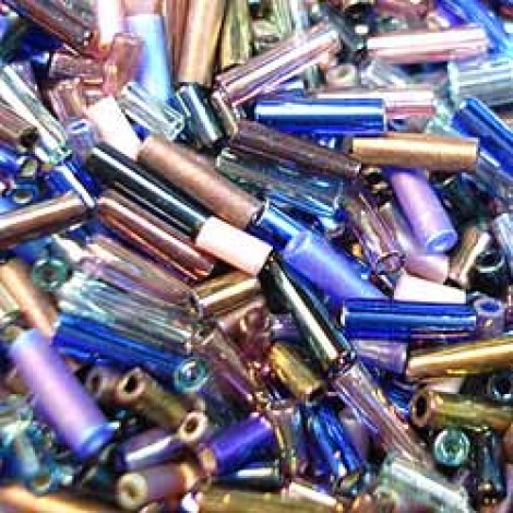 Miyuki Bugle Beads - Arabian Nights Mix - 12.5gm