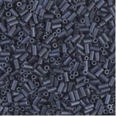 Miyuki #1 (3mm) Bugle Beads - Matte Gunmetal - 12.5gm