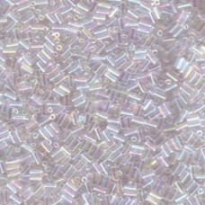 Miyuki #1 (3mm) Bugle Beads - Crystal AB - 19.5gm