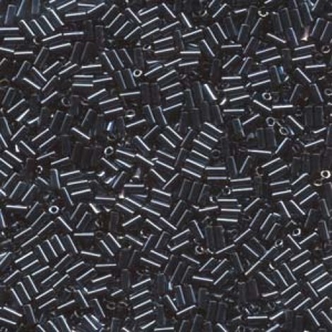 Miyuki #1 (3mm) Bugle Beads - Gunmetal - 8.5gm Miyuki #1 (3mm) Bugle Beads - Gunmetal - 8.5gm