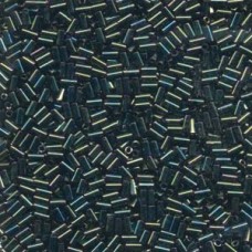 Miyuki #1 (3mm) Miyuki Bugle Beads - Green Iris - 12.5gm