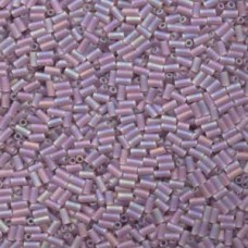 Miyuki #1 (3mm) Bugle Beads - Matte Lt Amethyst AB - 19.5gm