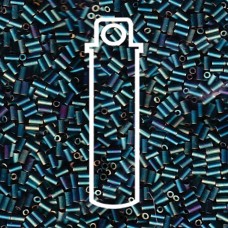 Miyuki #1 (3mm) Bugle Beads - Metallic Patina Iris - 19.5gm