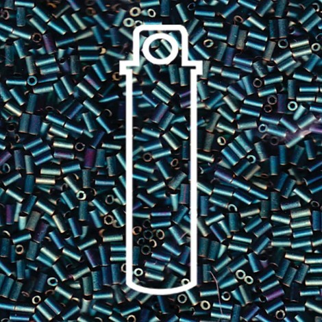 Miyuki #1 (3mm) Bugle Beads - Metallic Patina Iris - 19.5gm Miyuki #1 (3mm) Bugle Beads - Metallic Patina Iris - 19.5gm