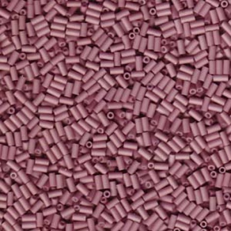 Miyuki #1 (3mm) Bugle Beads - Matte Antique Rose Gold Luster - 19.5gm Miyuki #1 (3mm) Bugle Beads - Matte Antique Rose Gold Luster - 19.5gm