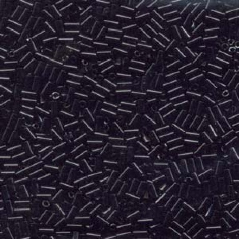 Miyuki #1 (3mm) Miyuki Bugle Beads - Black - 8.5gm