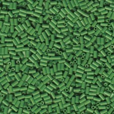 Miyuki #1 (3mm) Bugle Beads - Opaque Green