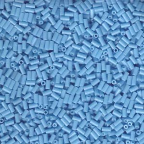 Miyuki #1 (3mm) Bugle Beads - Opaque Turquoise Blue