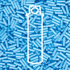 6mm (#2) Miyuki Bugle Beads - Opaque Turquoise Blue  - 17gm