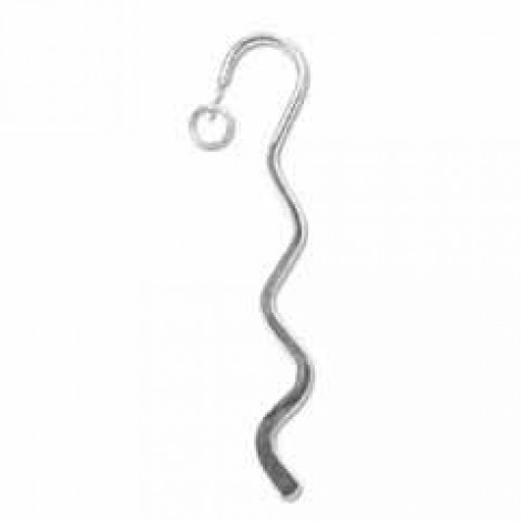 8.5cm Mini Silver Plated Squiggle Bookmarks
