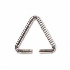 13.7mm Large Silver Plated Triangle Bail - Pack of 12