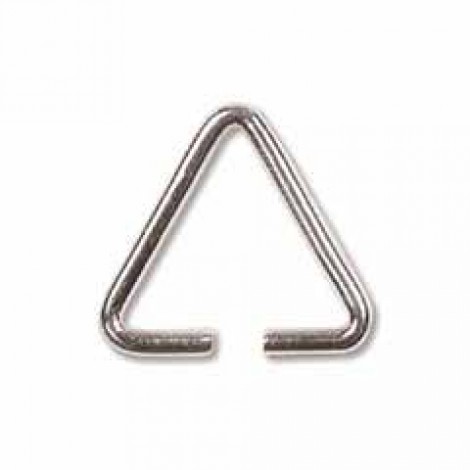 13.7mm Large Silver Plated Triangle Bail