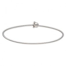 67x62mm (1.4mm wire) Stainless Steel Bangle w-Screw End