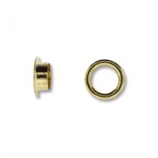 5mm (4mm ID) Gold Plated Bead Grommet