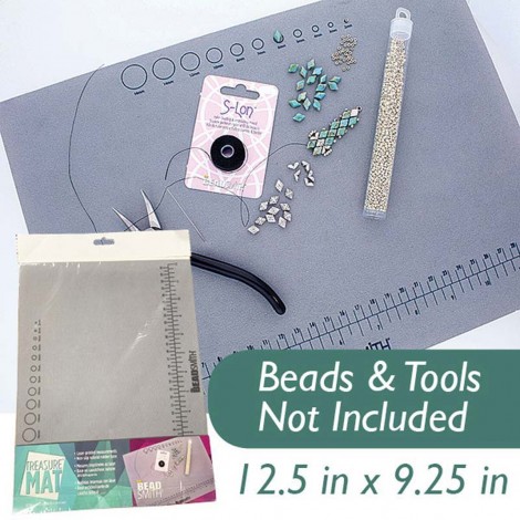 32x23cm Beadsmith Treasure Mat - Non Slip Bead Mat