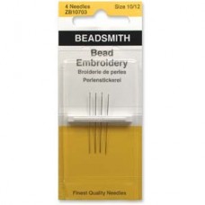 Beadsmith Size 10/12 Bead/Embroidery Needles - Pack of 4