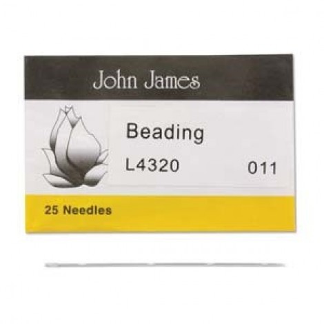 #11 John James English Beading Needles - Pk of 25