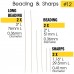 Beadsmith Beading Needles - Sharp #12 Assorted - Pack of 6