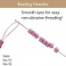 Beading Basics Beading Needle Assortment #10, #12 + Big Eye + Twist (6 needles)