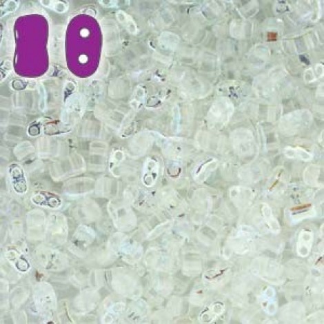 Czech BI-BO 5.5x2.8mm Beads - Crystal AB - 23gm