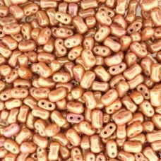 Czech BI-BO 5.5x2.8mm Beads - Red Lustre - 23gm